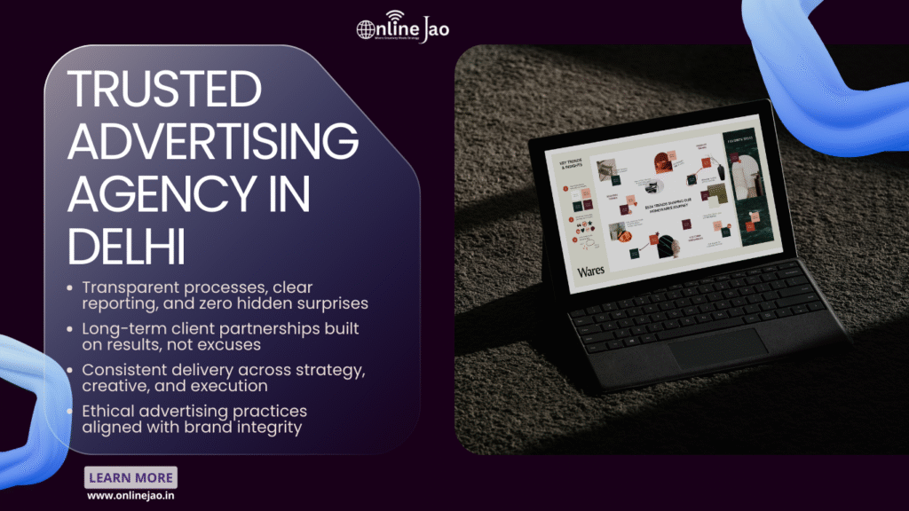 Trusted advertising agency in Delhi providing professional marketing and advertising services