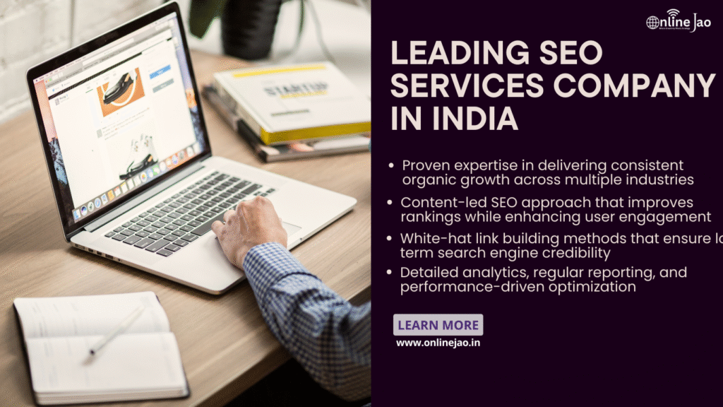 Leading SEO services company in India delivering result-oriented search engine optimization solutions