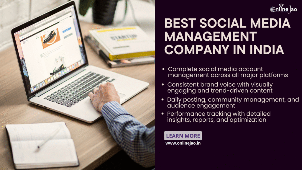 Best Social Media Management Company in India managing high-performance social media campaigns