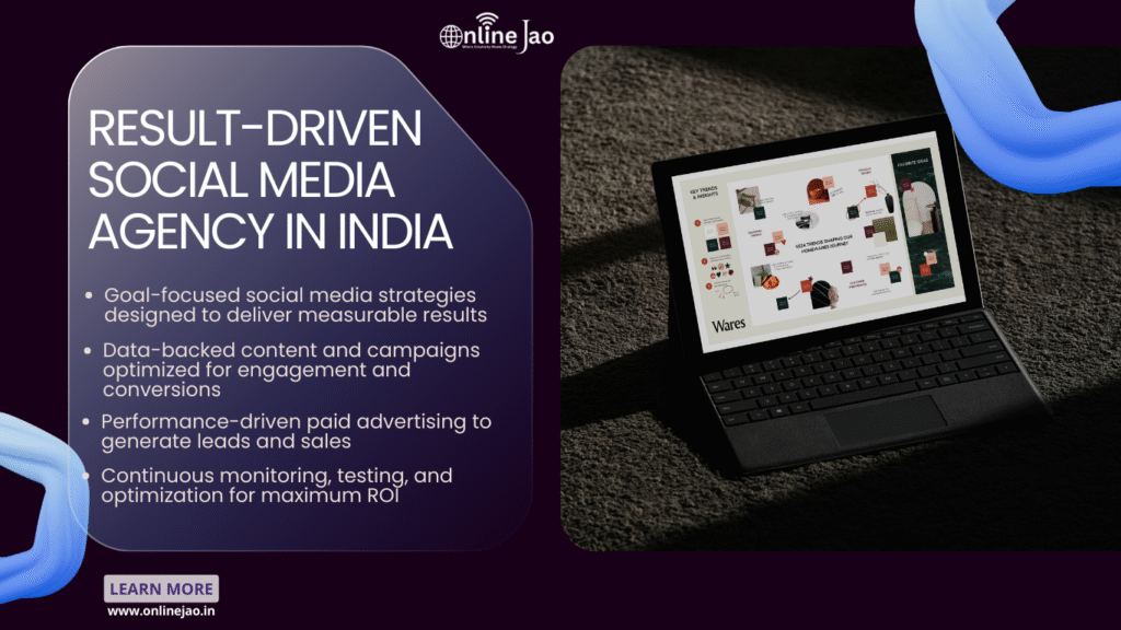 Result-Driven Social Media Agency in India delivering measurable growth and ROI