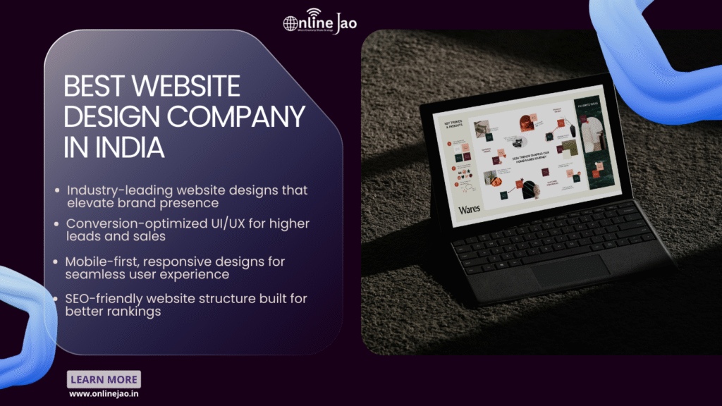 Best website design company in India creating modern and high-performing websites