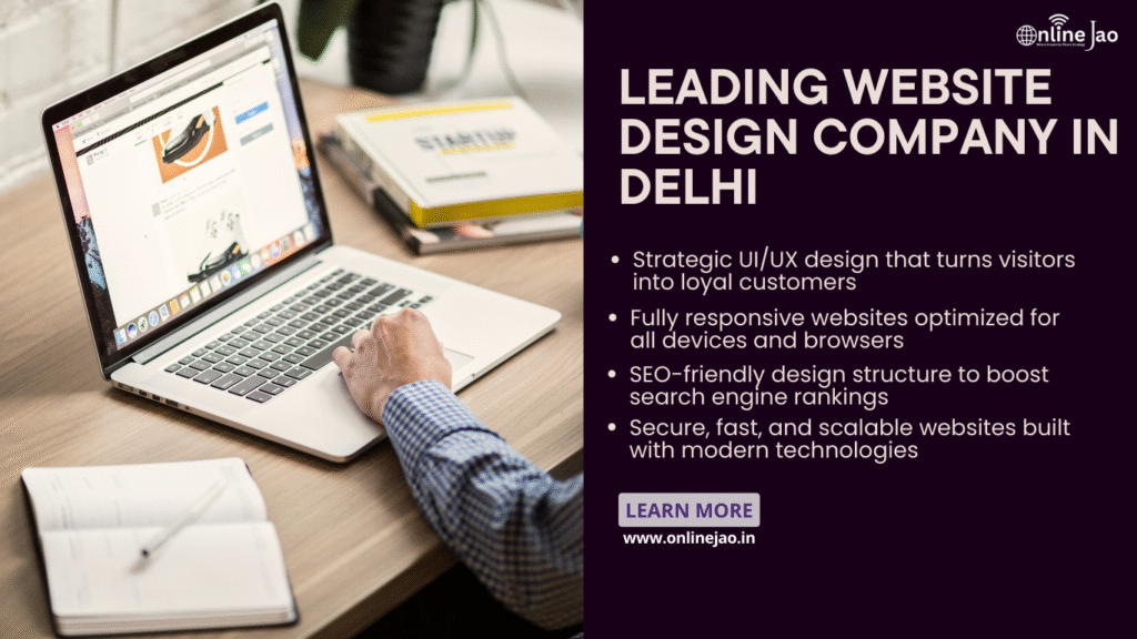 Leading website design company in Delhi delivering high-quality web design solutions