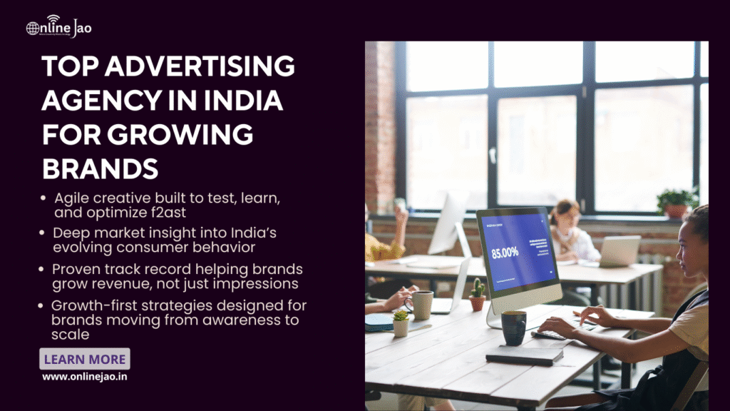 Top advertising agency in India helping growing brands with creative marketing solutions
