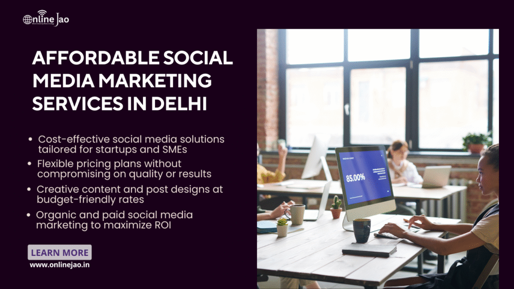 social media agency in delhi managing digital marketing campaigns and content strategy for business growth